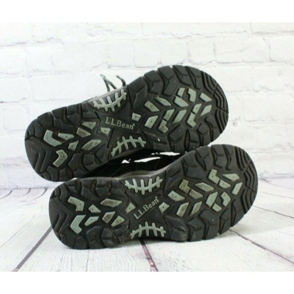 LL Bean Black Suede Mesh Tek 2.5 Waterproof Trail Hiking Boots Size 5 - Picture 9 of 10